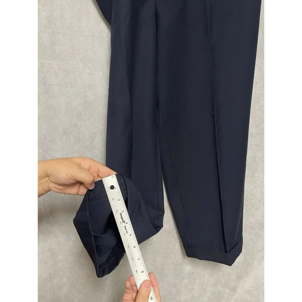 Beverly Hills Polo Club Suit Men 50L Navy Blue 2 B Career‎ 43X28 Pants Luxury